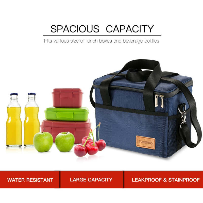 Outdoor Insulated Lunch Bag Reusable Foldable Tote Large Capacity Portable Picnic Carrier Bag - Oncros