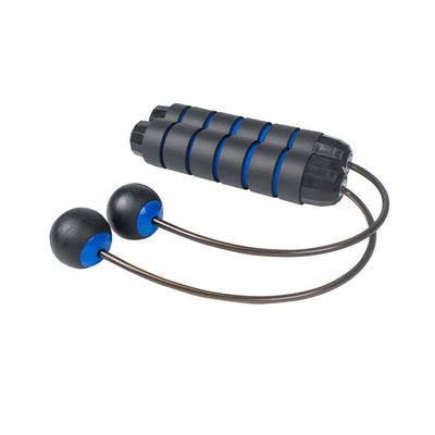 Tangle-Free Rapid Speed Jumping Rope with Ball Bearings Steel - Blue with Ball - Oncros
