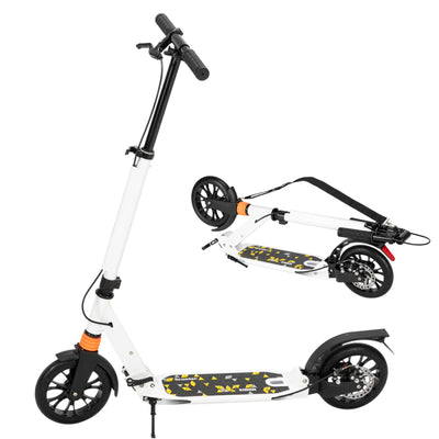 Scooter For Adult & Teens 3 Height Adjustable Easy Folding White - Oncros