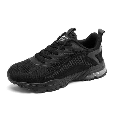 Air Cushion Men's Running Sneaker Shoes - Black / 44 - Oncros