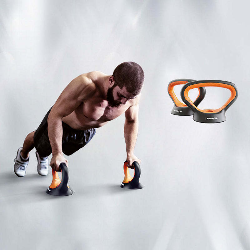 6-In-1 Adjustable Dumbbell Barbell Push-up Stand Set with 4-Modes - Oncros