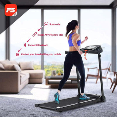 Multi-Modes Foldable Electric Treadmill with LCD Monitor for Home - Oncros
