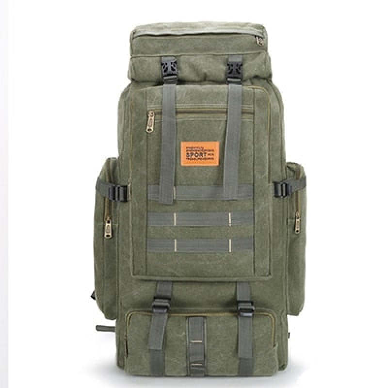 Outdoor 80L Military Camping Backpack - Army green - Oncros
