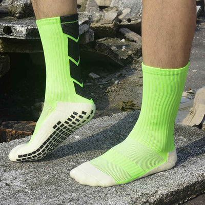 Sports Thickened Breathable Football Kit Socks - Green / One size(Size 37-44) - Oncros