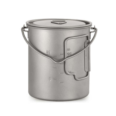 Portable Ultralight 750ml Titanium Pot - Oncros