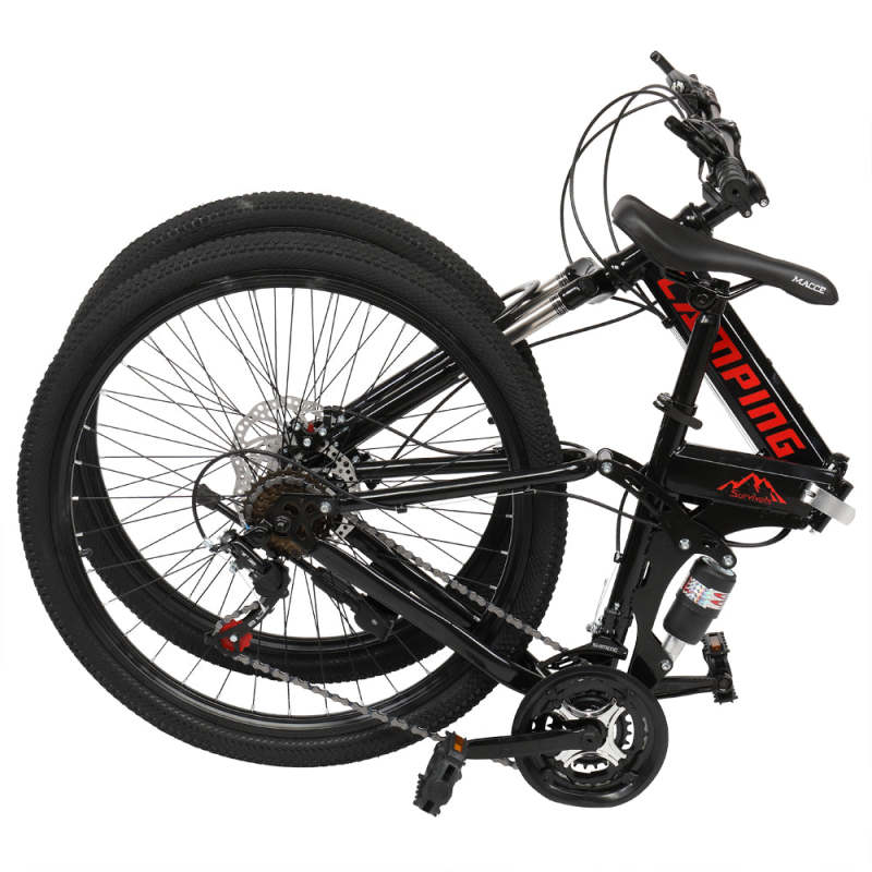 26-Inch 21-Speed Folding Mountain Bike - Oncros