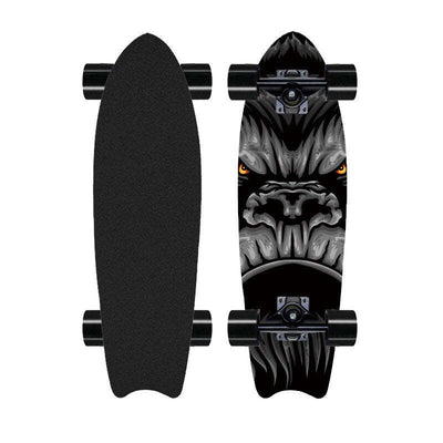 8-layer Maple Big Fish Board Land Surfing Fishtail Street Skateboard - Graffiti 2 - Oncros