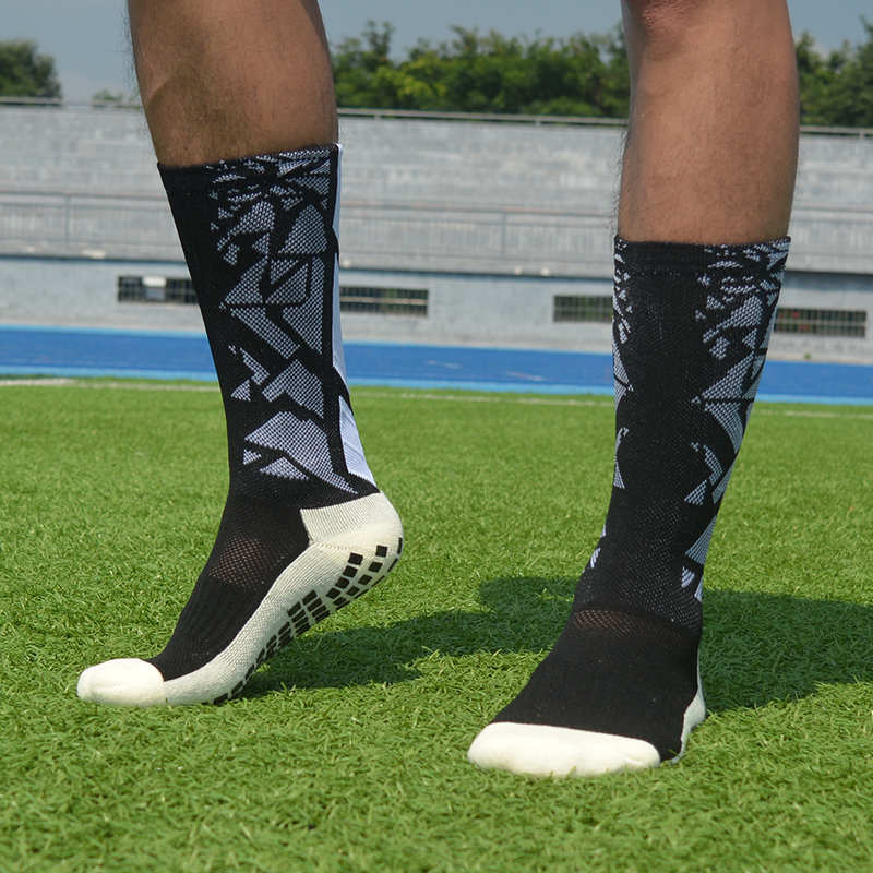 Sports Thickened Breathable Football Kit Socks - Camouflage Black / One size(Size 37-44) - Oncros