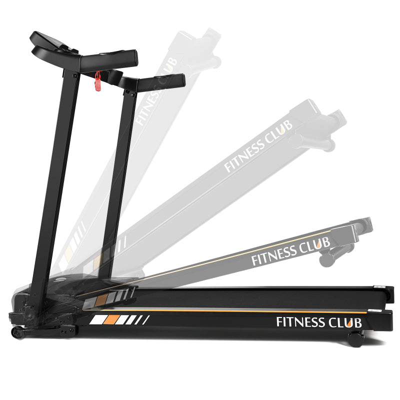 Multi-Modes Foldable Electric Treadmill with LCD Monitor for Home - Oncros