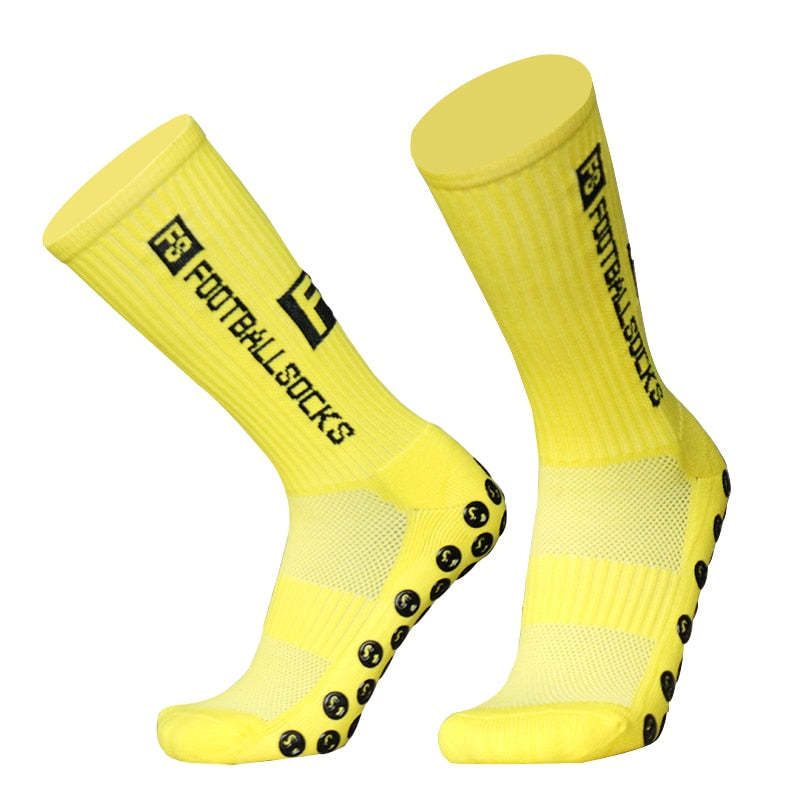 Football Socks Anti Slip Soccer Socks - Yellow - Oncros
