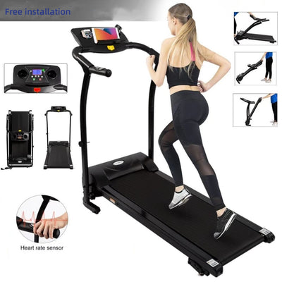 Multi-Modes Foldable Electric Treadmill with LCD Monitor for Home - Oncros