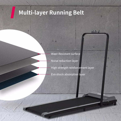 Foldable Electric Treadmill with LCD Monitor for Home & Gym - Oncros
