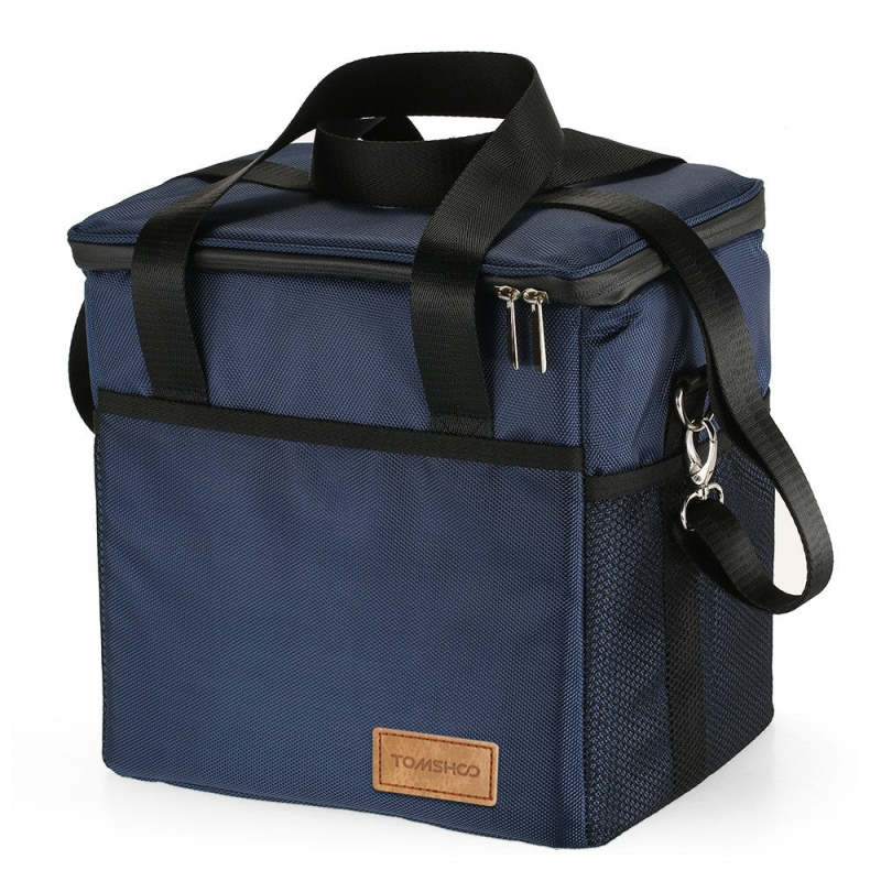 Outdoor Insulated Lunch Bag Reusable Foldable Tote Large Capacity Portable Picnic Carrier Bag - 