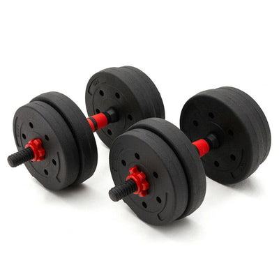 2 in 1 20kg/25kg Adjustable Dumbbells Set Weights Training for Home Gym - Oncros