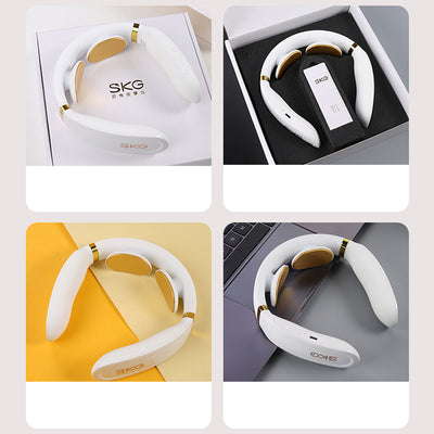 Neck Massager Electric Pulse Massager for Neck Intelligent Portable with Heat - Oncros
