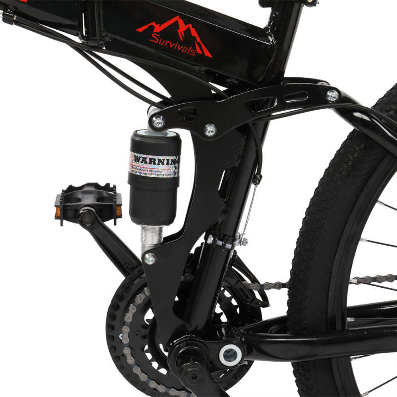 26-Inch 21-Speed Folding Mountain Bike - Oncros