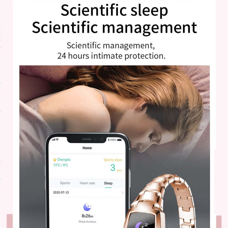 Sleep Fitness Smart Watch with Heart Rate Monitor - Oncros