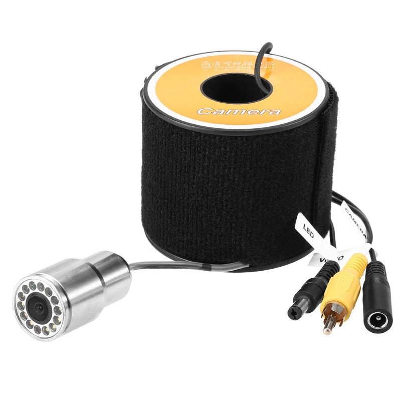 Underwater Fishing Finder Video Camera 1200TVL with 12pcs White LEDs for Underwater Exploration - Oncros