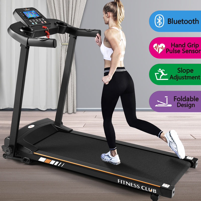 Multi-Modes Foldable Electric Treadmill with LCD Monitor for Home - Oncros