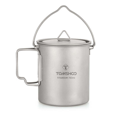 Portable Ultralight 750ml Titanium Pot - Oncros