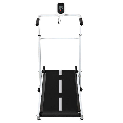 Non-Electric Folding Treadmill Running Machine with LCD Monitor - Oncros