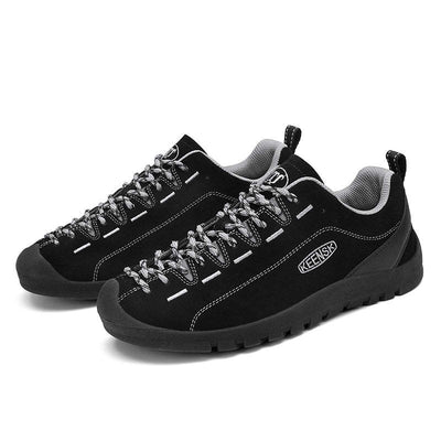 Outdoor Men's Breathable Mountaineering Waterproof Sneakers Hunting Travel Hiking Shoes - Black / 43 - Oncros