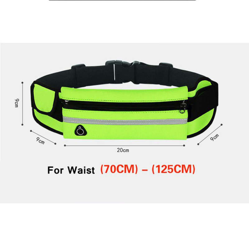 Waterproof Running Waist Bag Outdoor Sports Running Jogging Belt Bag Fitness Bag for Phone - Oncros