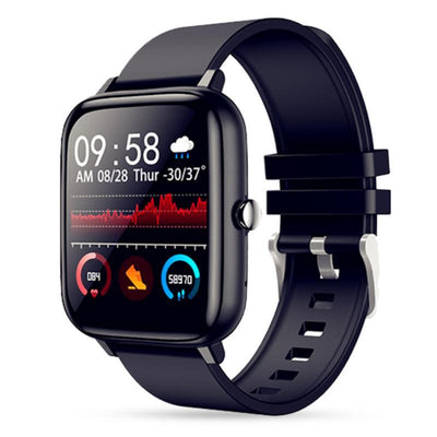 Smart Watch with Heart Rate Tracker - Black - Oncros