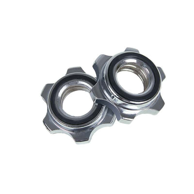 Standard Dumbbell Bars & Spring Collars Set Weight Lifting Handle Home - Oncros
