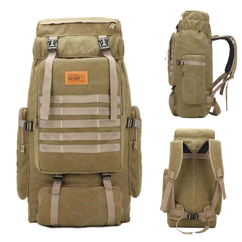 Outdoor 80L Military Camping Backpack - Oncros