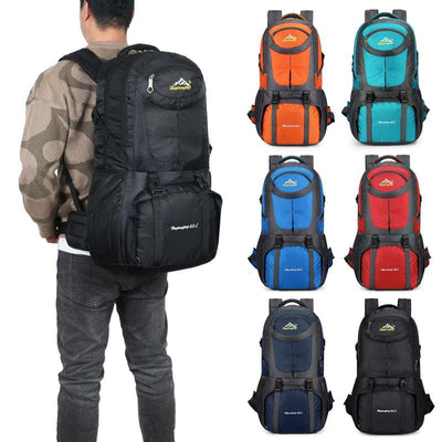 60L Travel Backpack Lightweight Backpack for Mountaineering Travelling Camping Hiking - Oncros