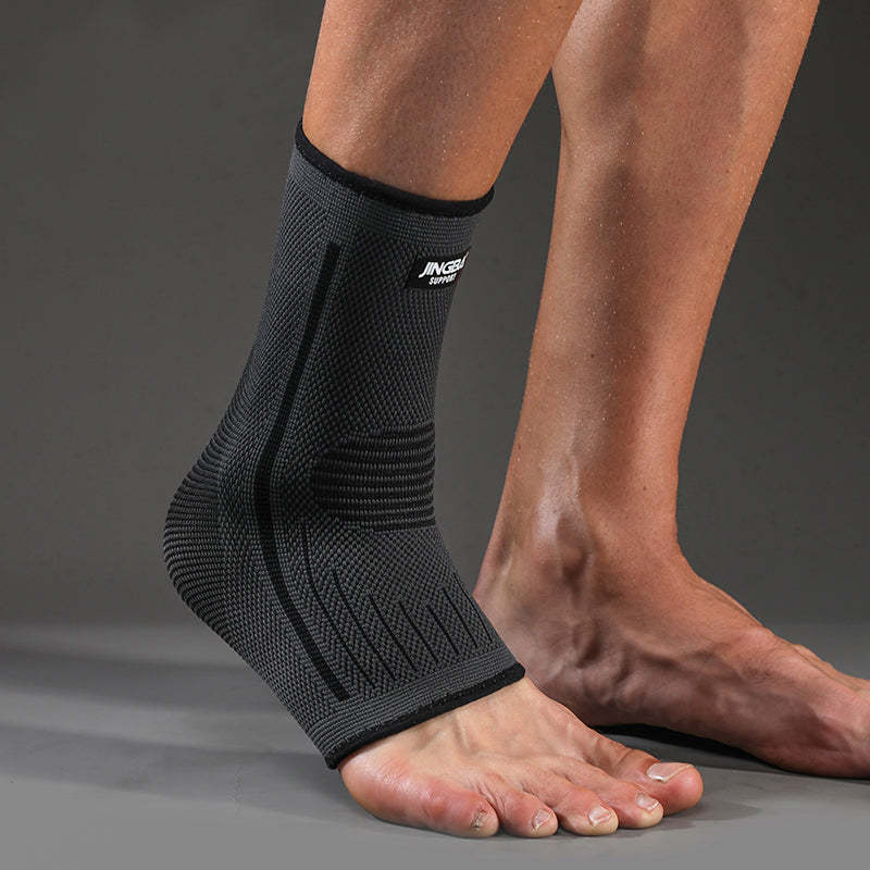 Protective Ankle Brace with Compression Nylon Strap - BLACK / XXL-XXXL / Ankle support - Oncros