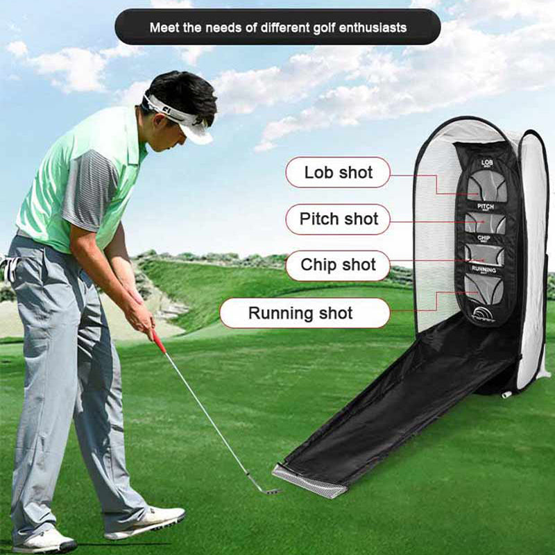 Portable Foldable Golf Batting Swing Practice Net Golf Pitching Cage - Oncros