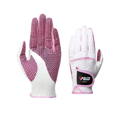 Golf Gloves Women Real Leather Breathable 1 Pair Right Left Hand - Oncros