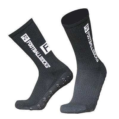 Football Socks Anti Slip Soccer Socks - Black - Oncros