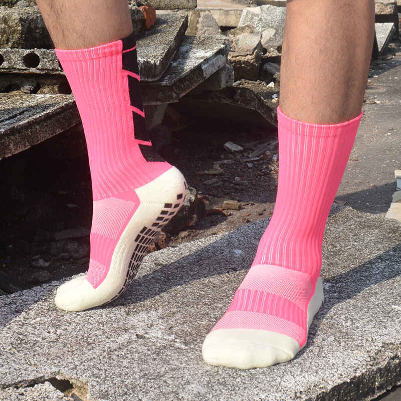 Sports Thickened Breathable Football Kit Socks - Pink / One size(Size 37-44) - Oncros