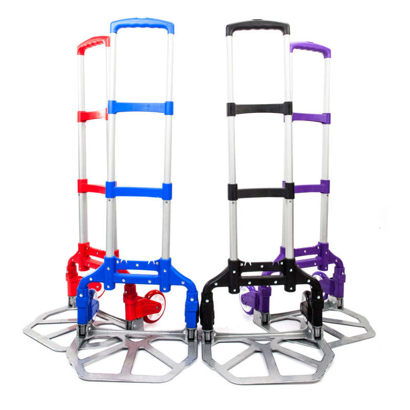Portable Folding Collapsible Aluminum Cart Dolly Push Truck Trolley - Oncros