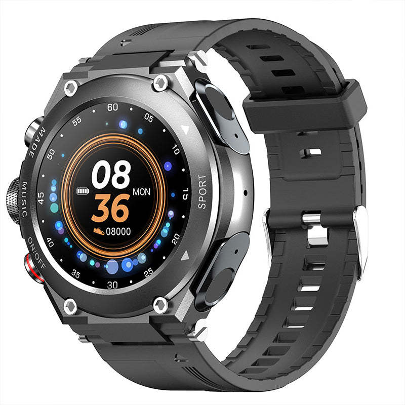 Full Touch Bluetooth Waterproof Fitness Smart Watch - Black - Oncros