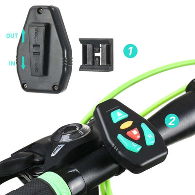 LED Turn Signal Direction Indicator Bike Pack USB Rechargeable Reflective Backpack Safety Light - Oncros