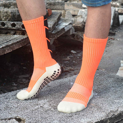 Sports Thickened Breathable Football Kit Socks - Orange / One size(Size 37-44) - Oncros