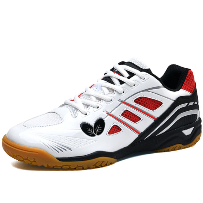 Sports Shoes for Men Women Mesh Breathable Sneakers Table Tennis Shoes - White-Red / 36 - Oncros