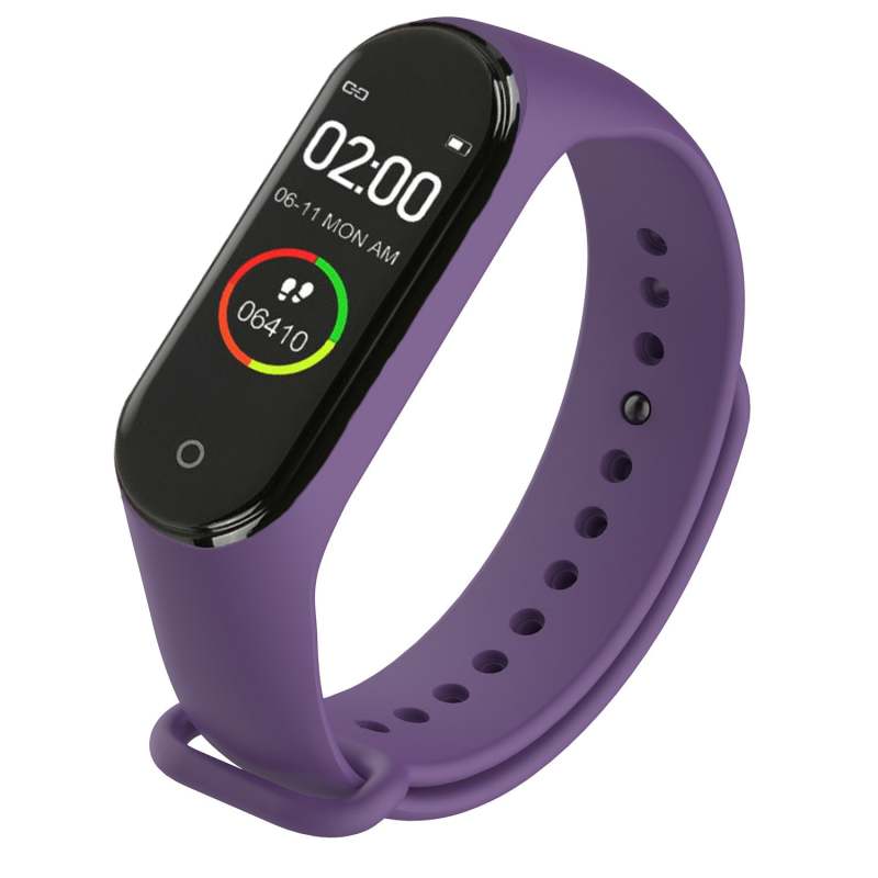 Running Smart Digital Watch with Heart Rate Monitoring - Purple - Oncros
