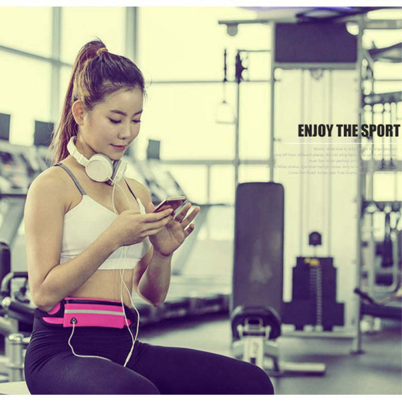 Waterproof Running Waist Bag Outdoor Sports Running Jogging Belt Bag Fitness Bag for Phone - Oncros