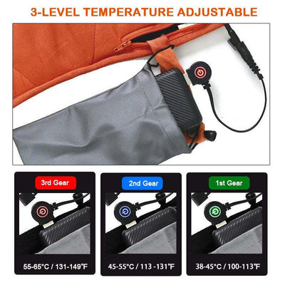 Outdoor USB Heating Sleeping Mat Insulation Sleeping Bag for Camping Hiking Backpacking - Oncros