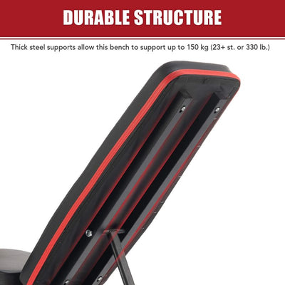 6 in 1 Multifunctional Foldable Dumbbell Stool Weight Bench - Oncros