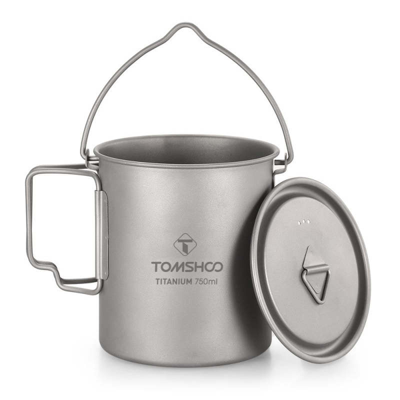 Portable Ultralight 750ml Titanium Pot - Oncros