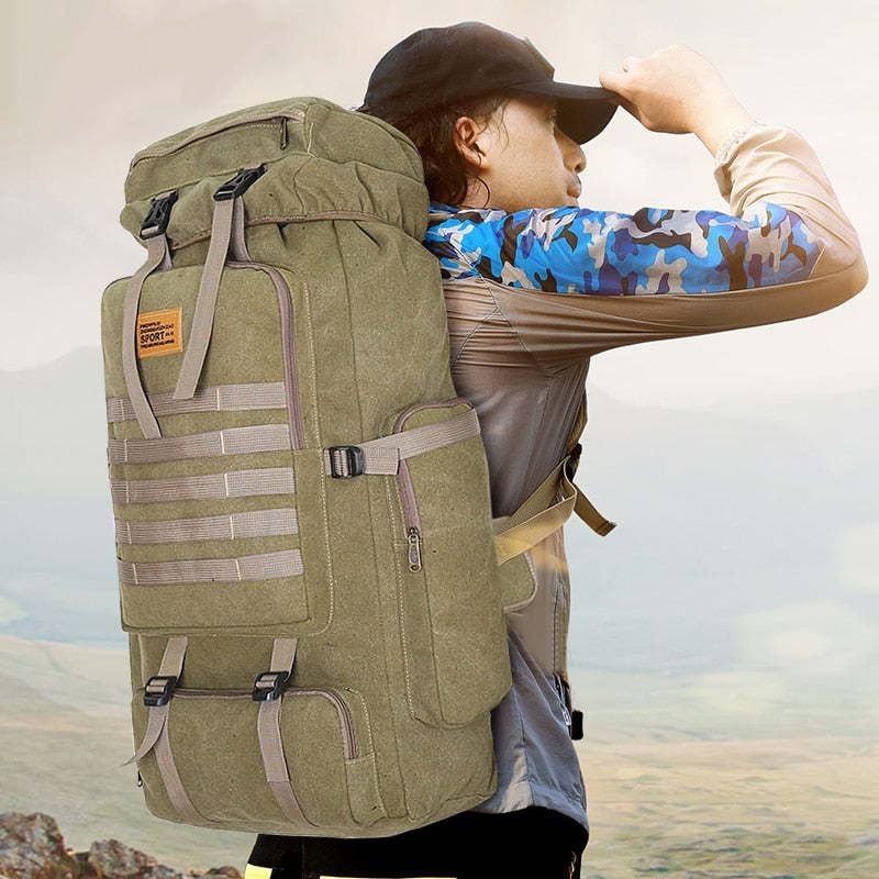 Outdoor 80L Military Camping Backpack - Oncros