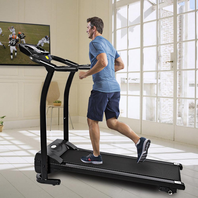 Multi-Modes Foldable Electric Treadmill with LCD Monitor for Home - Treadmill A - Oncros