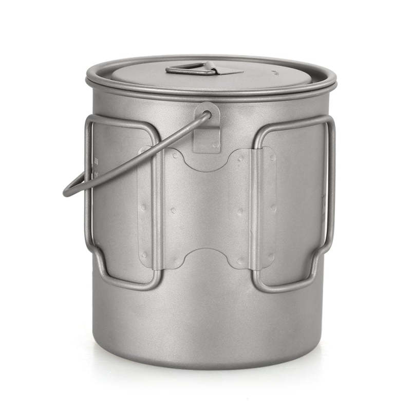 Portable Ultralight 750ml Titanium Pot - Oncros