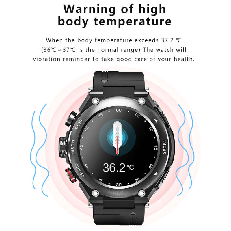 Full Touch Bluetooth Waterproof Fitness Smart Watch - Oncros